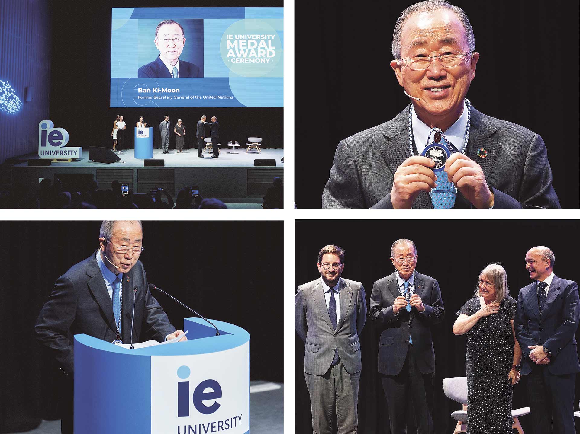 Imágenes de la ceremonia celebrada en IE Tower Madrid. / Pedro González