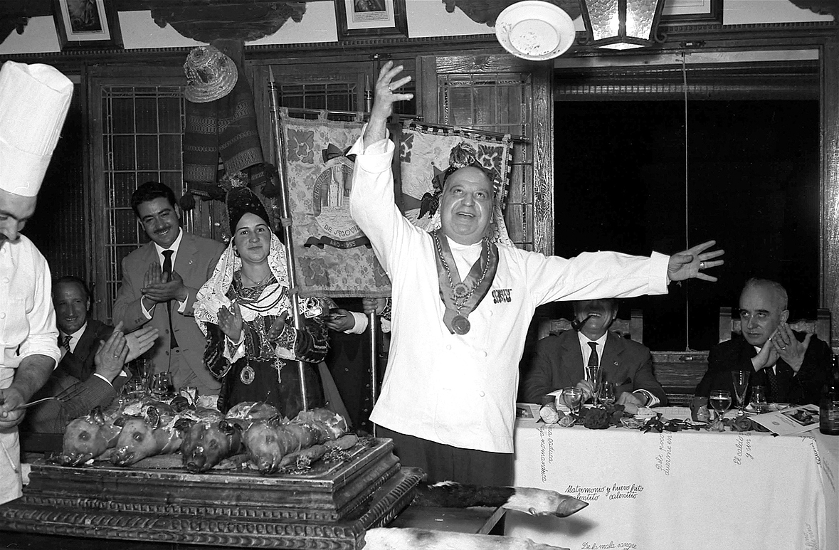 El plato volador de Cándido el mesonero, 1963. / FOTO RÍO