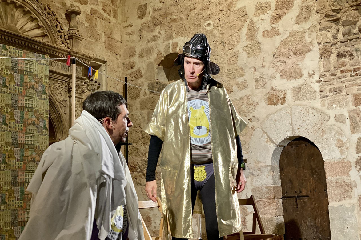 La iglesia fue el escenario de esta obra dirigida al público infantil y familiar. /E.A.