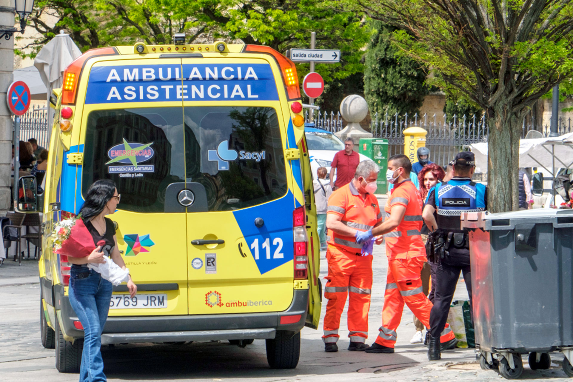 Ambulancia Emergencias 112 Suceso Plaza Mayor KAM9221
