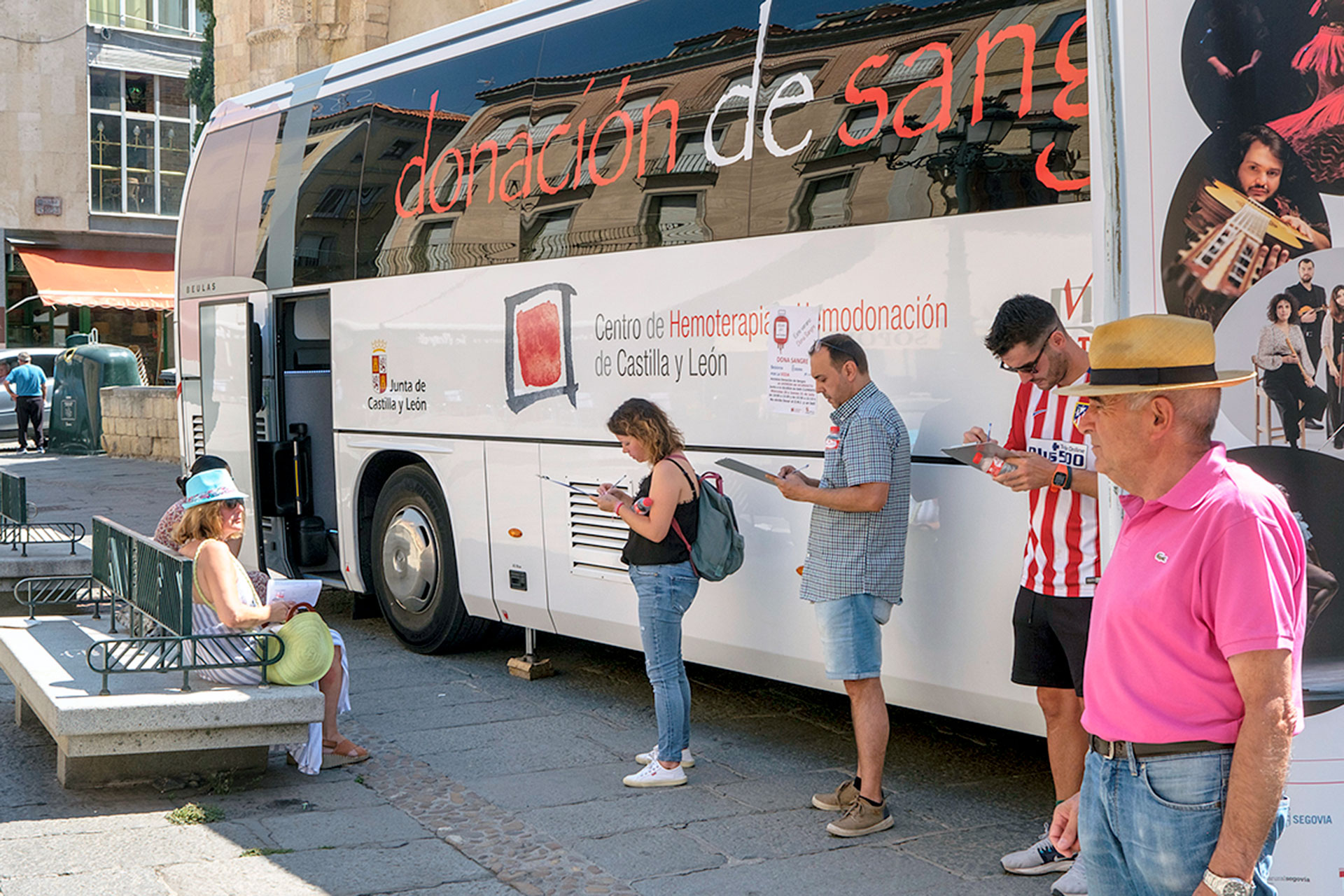 Autobús de la donación