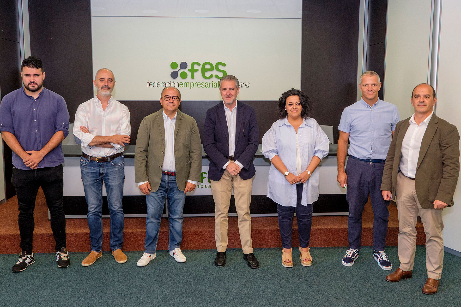 Momento de la presentación de la nueva asociación de hostelería y turismo, Festur.