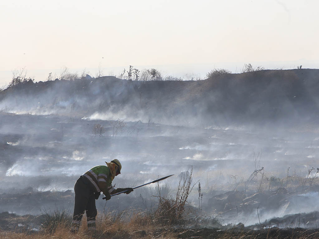 Incendio en Villaseco del Pan