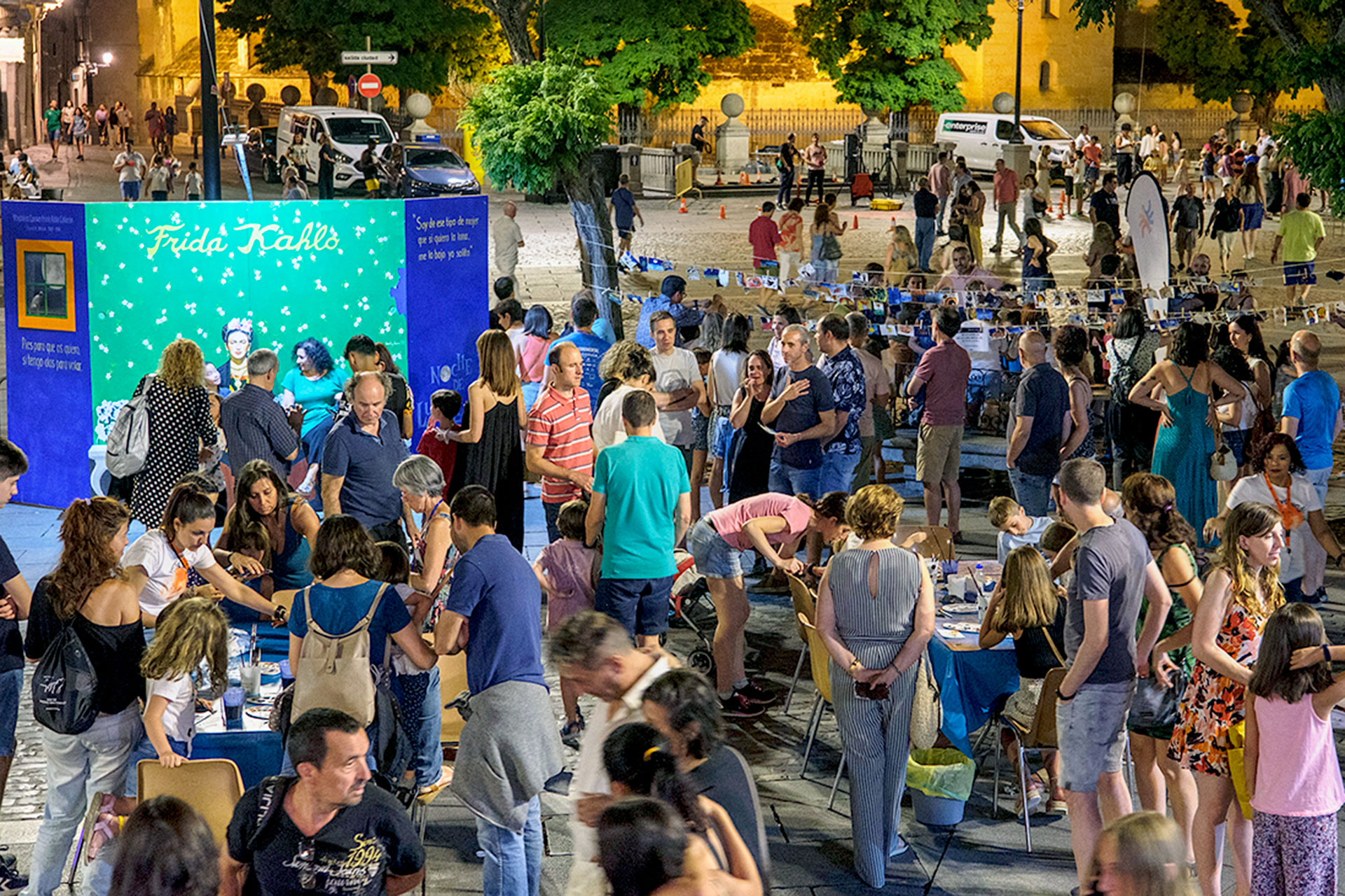 Noche Luna Llena Plaza Mayor
