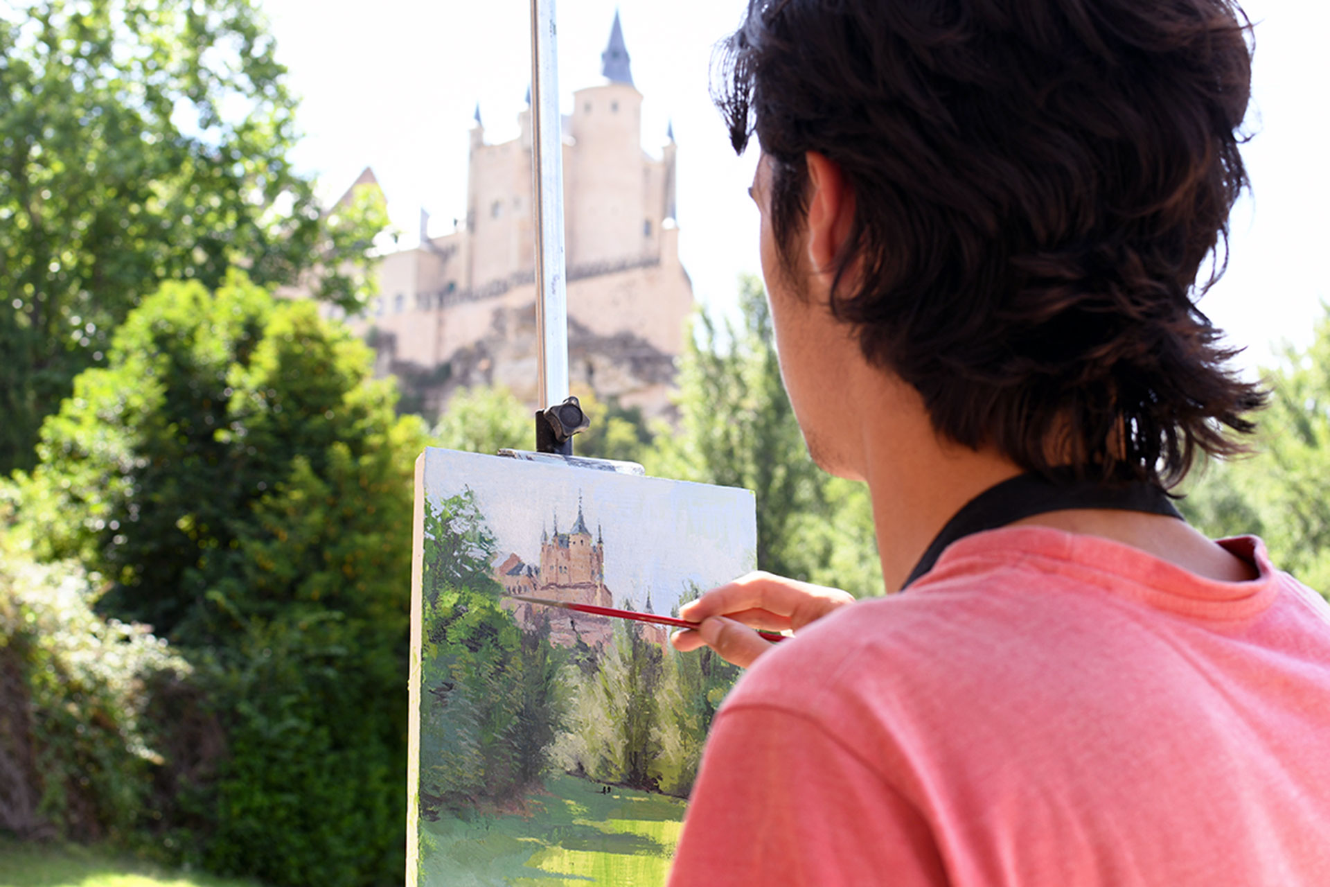 Pintores pensionados en Segovia