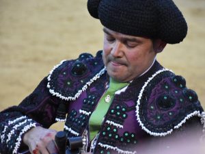 El banderillero Eduardo Martín 'Jarochito', el año pasado en Cantalejo. / A.M.