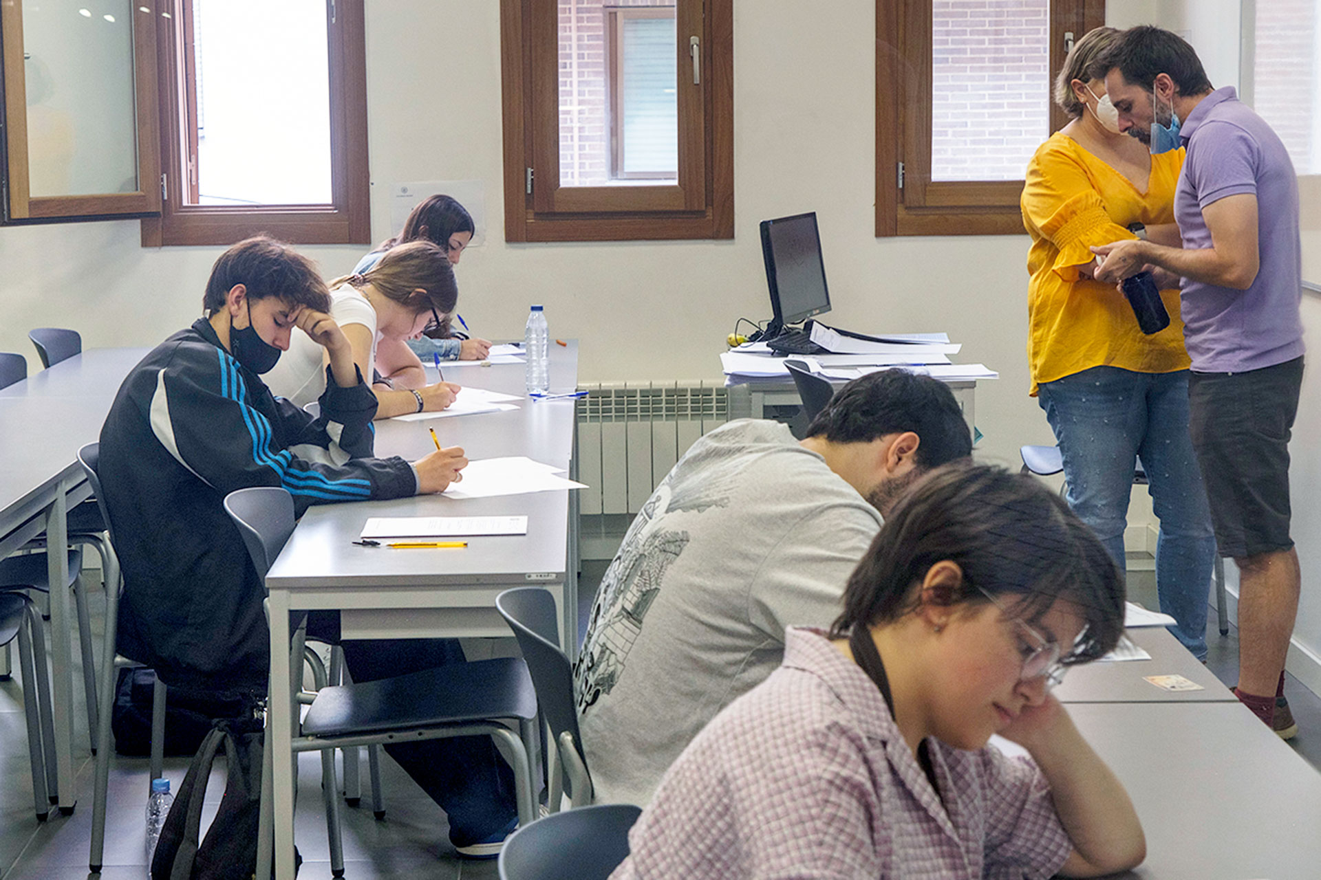 La convocatoria extraordinaria de la Evaluación de Bachillerato para el Acceso a la Universidad (EBAU). / KAMARERO