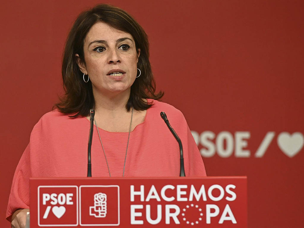 Fotografía de archivo de la vicesecretaria general del PSOE, Adriana Lastra. / EFE - FERNANDO VILLAR