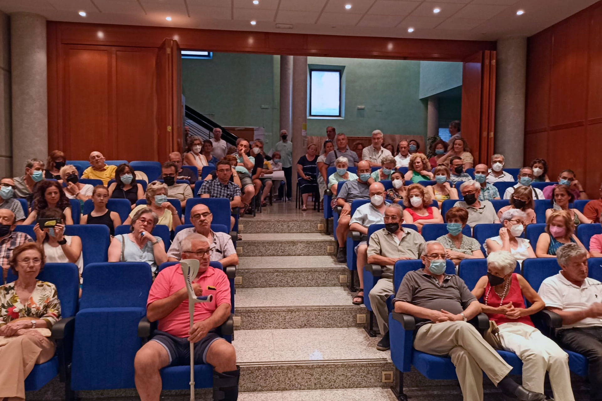 Un momento de la presentación del libro en Cantalejo.