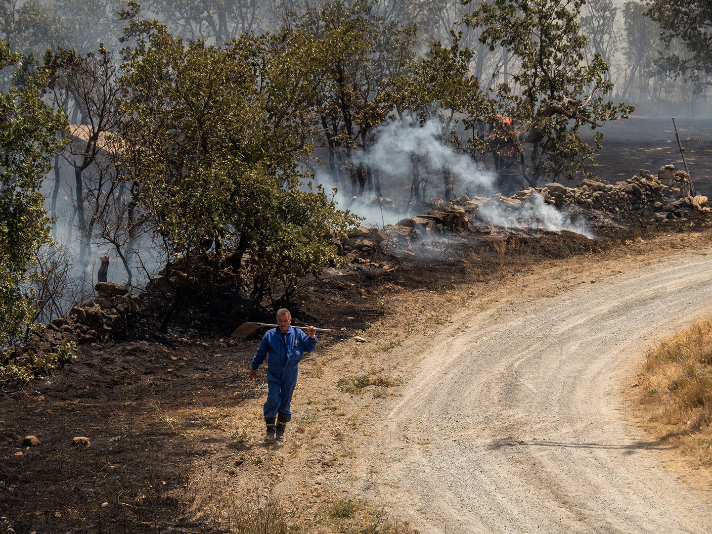 Incendio en Navafría
