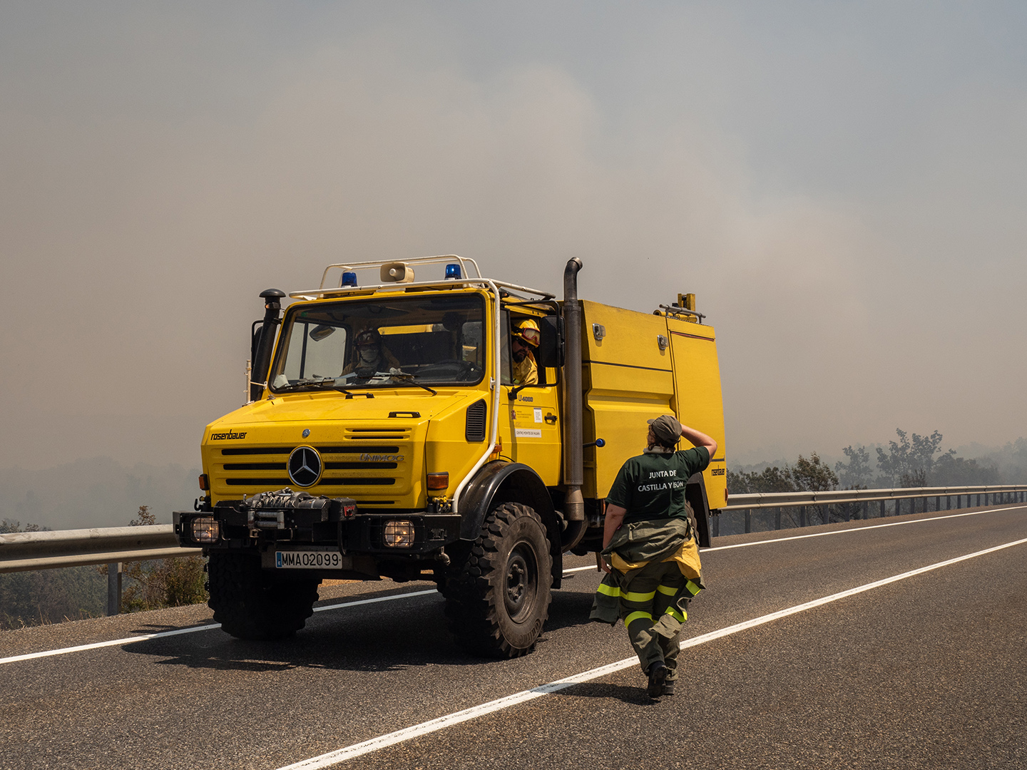 Incendio en Navafría