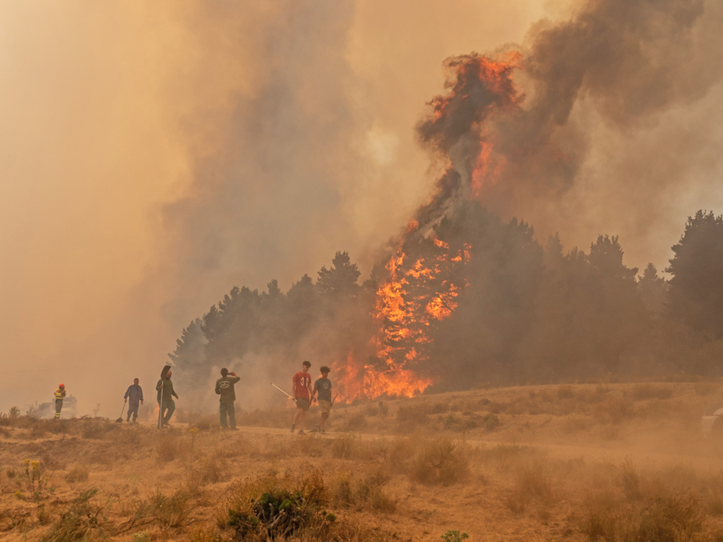Incendio en Navafría
