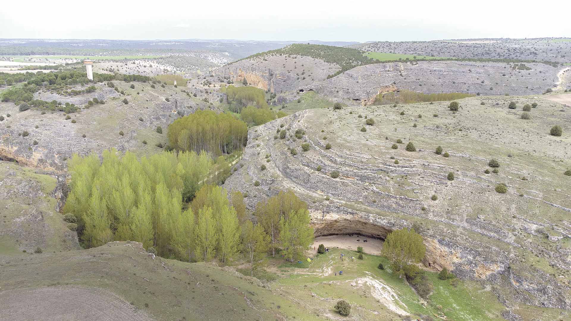Imagen aérea de las Hoces del río San Juan, en Aldeonsancho.
