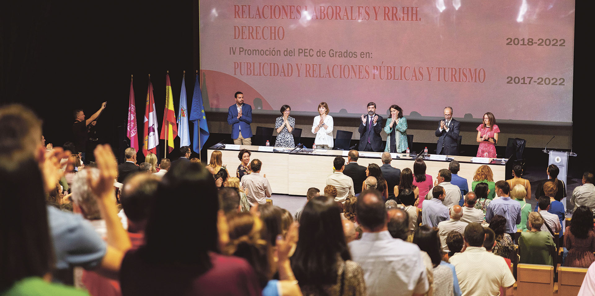 Ceremonia de Graduación conjunta de la Facultad de Ciencias Sociales, Jurídicas y de la Comunicación. Foto: Alberto Morala.