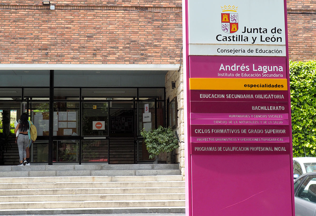 El IES Andrés Laguna es uno de los colegios seleccionados en el proyecto de la Junta.