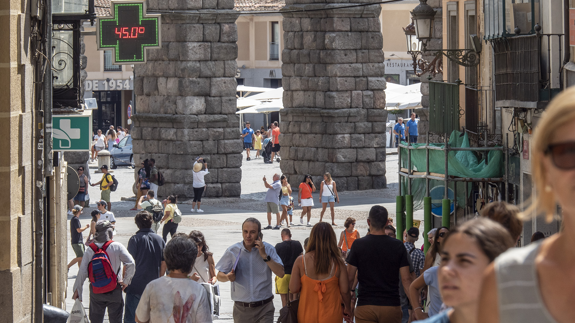 ola de calor en Segovia