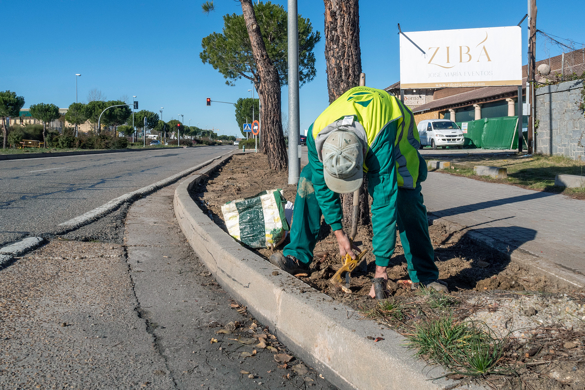 Avenida Juan Borbon Jardines Obras KAM4577