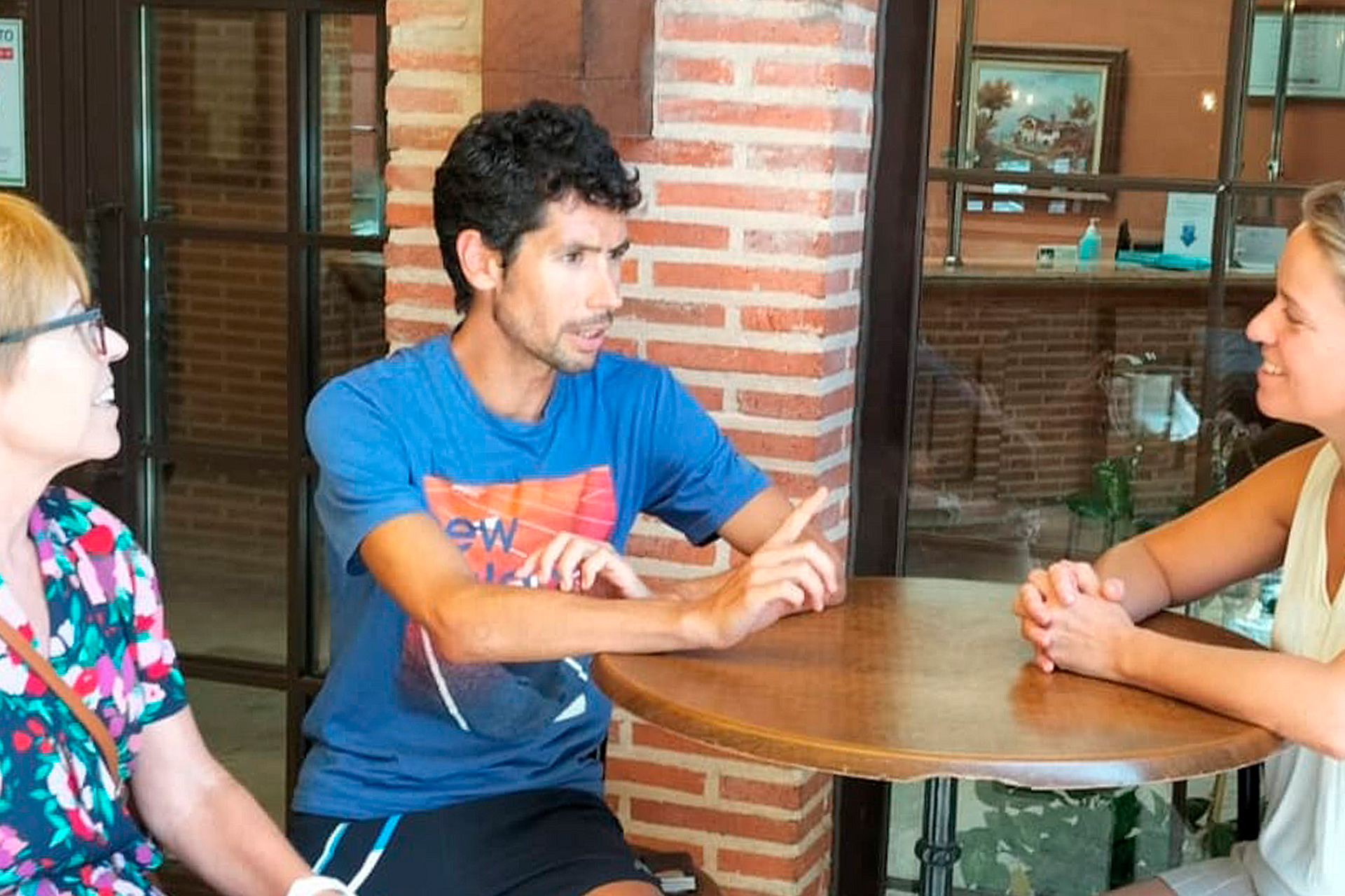 Javier Guerra, en un acto en la localidad. /E.A.