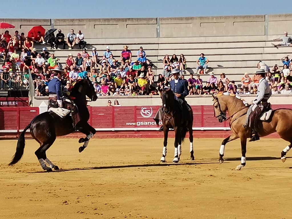 Andy Cartagena, Sergio Galán y Sebastián Fernández, en Cantalejo. / F.D.
