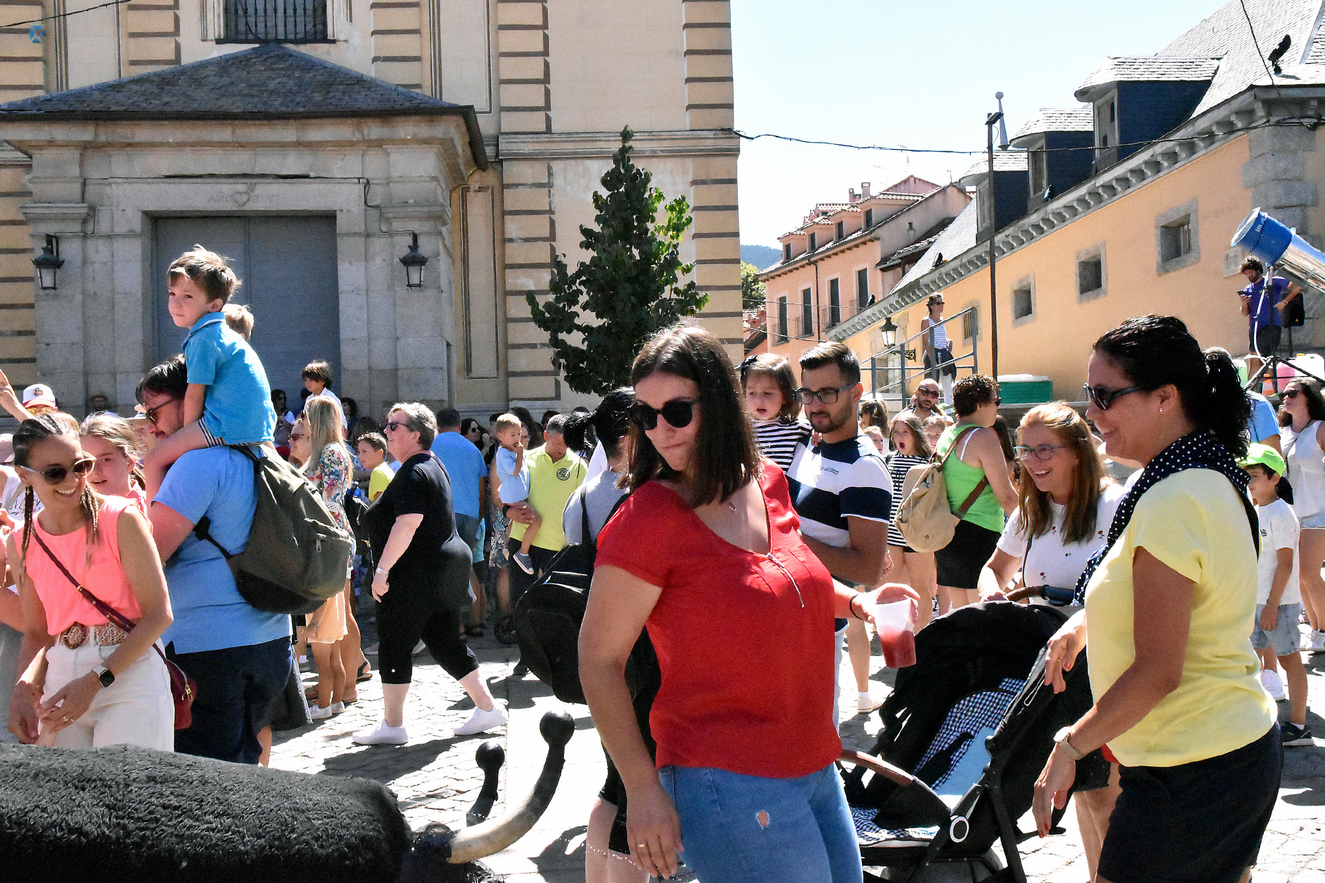 Los más pequeños se divirtieron con los carretones. /F.S.V.
