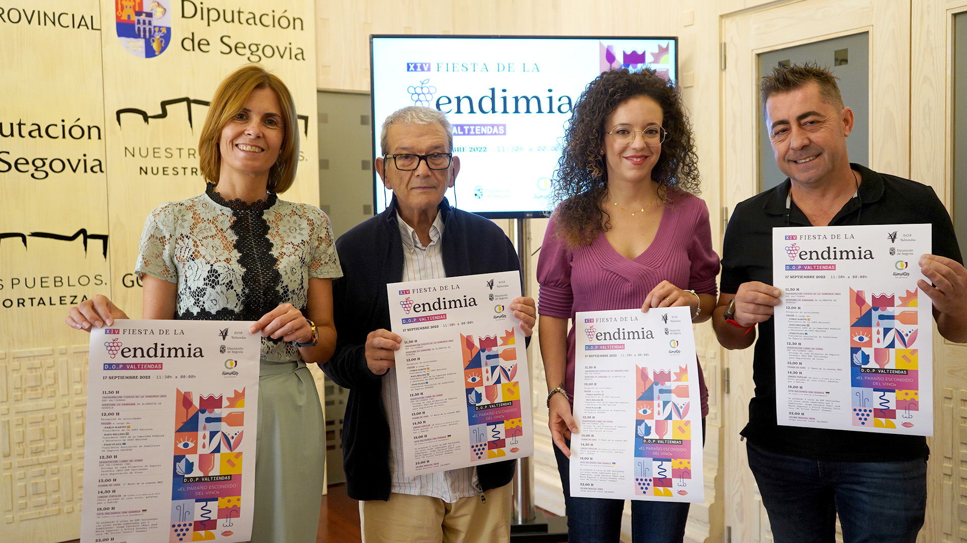 La fiesta se presentó ayer en la sede de la Diputación./EA