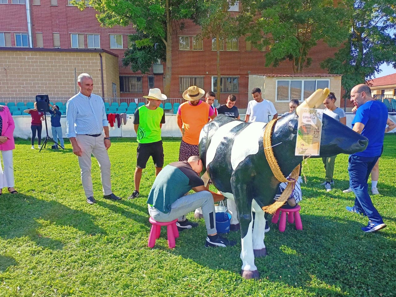 Encuentro de los alumnos del CIFP, con el delegado territorial. / EL ADELANTADO
