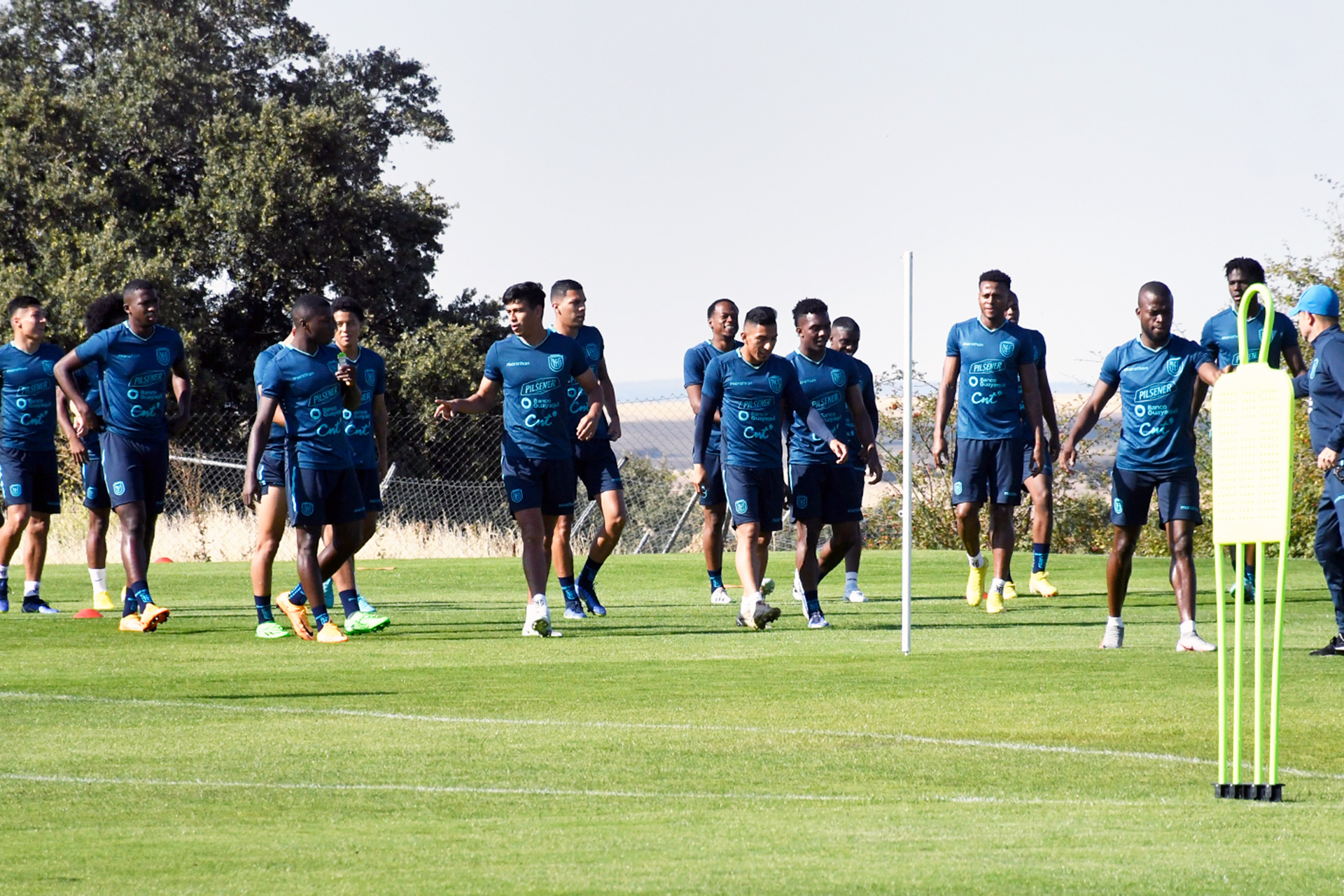 Entrenamiento de Ecuador en Segovia