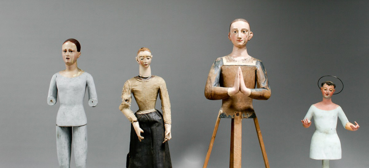 Imágenes vestideras. S. XVII-XVIII. Madera, policromía, textil