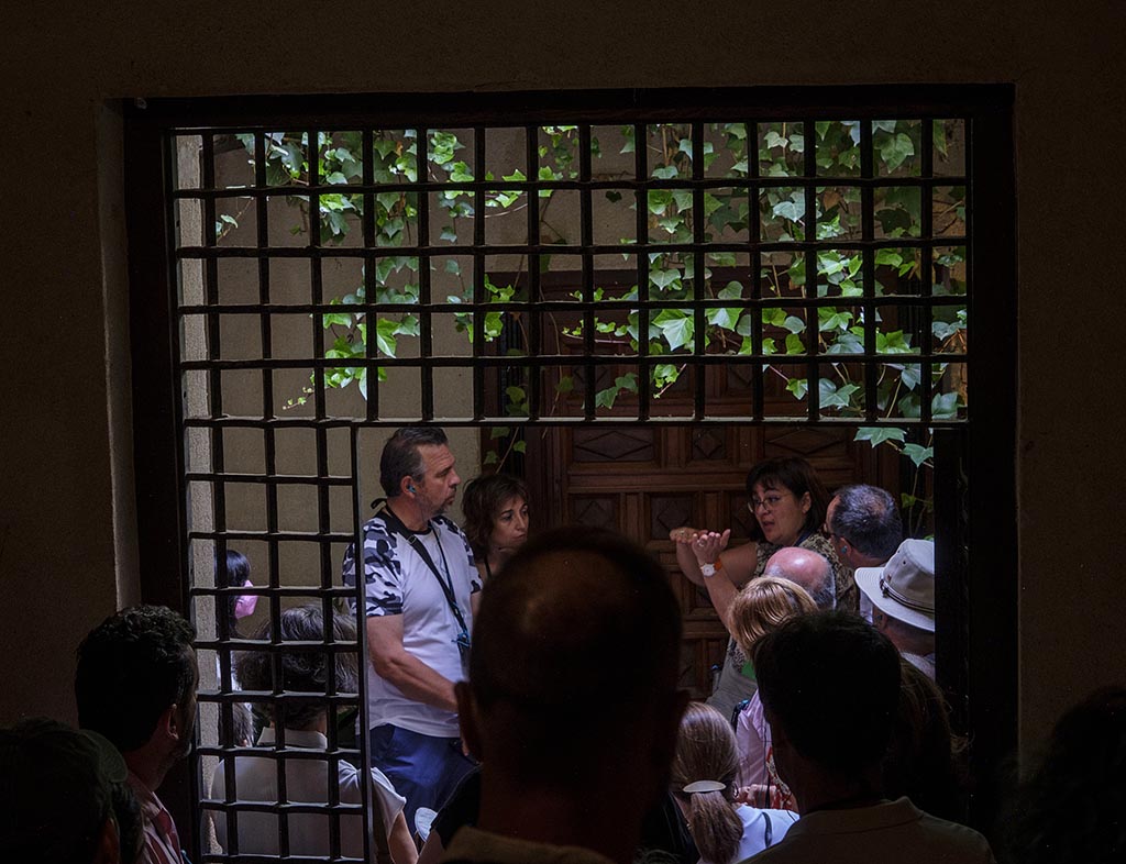 Recorrido a uno de los espacios en la primera edición de 'Patios vividos'. / KAMARERO