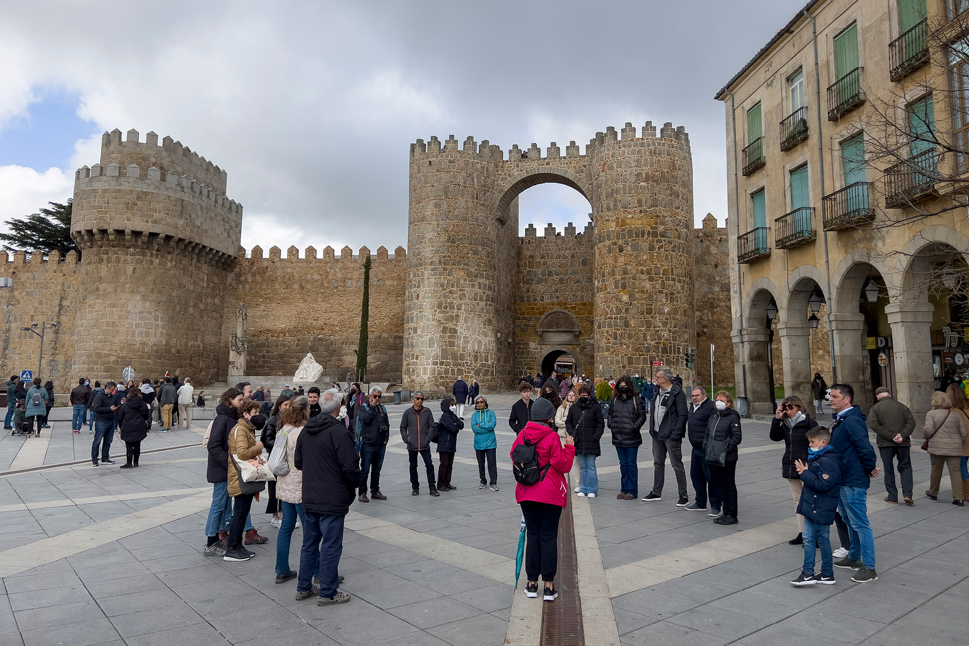 Turistas avila durante Semana Santa