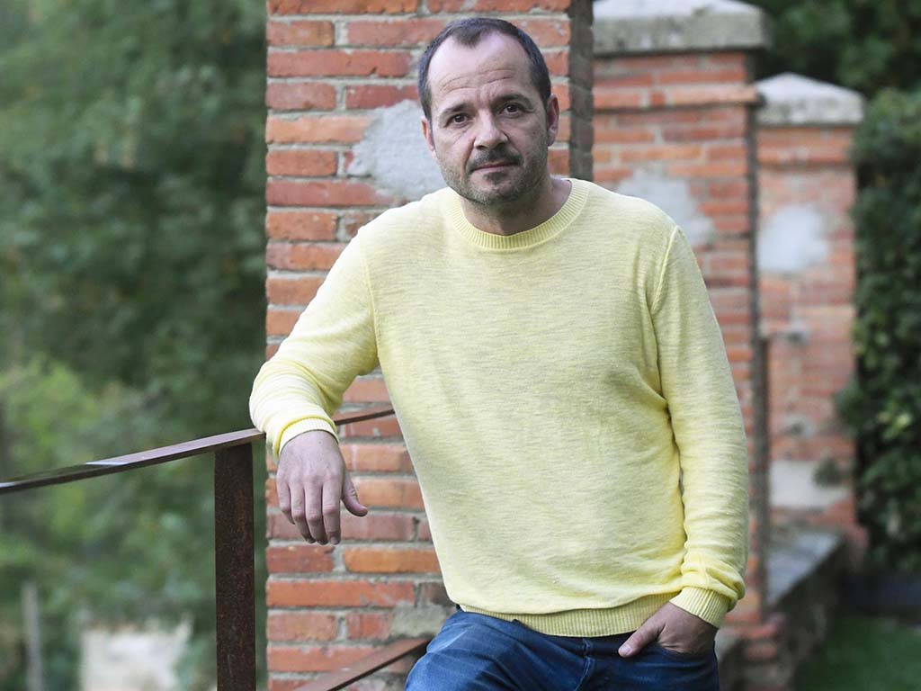 El presentador y monologuista Ángel Martín, en el último evento del Hay Festival de Segovia. -EFE/Pablo Martín