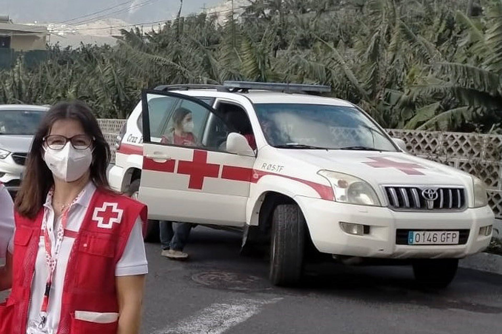 cruz roja voluntariado volcan la palma MARIA LUISA DE PABLO