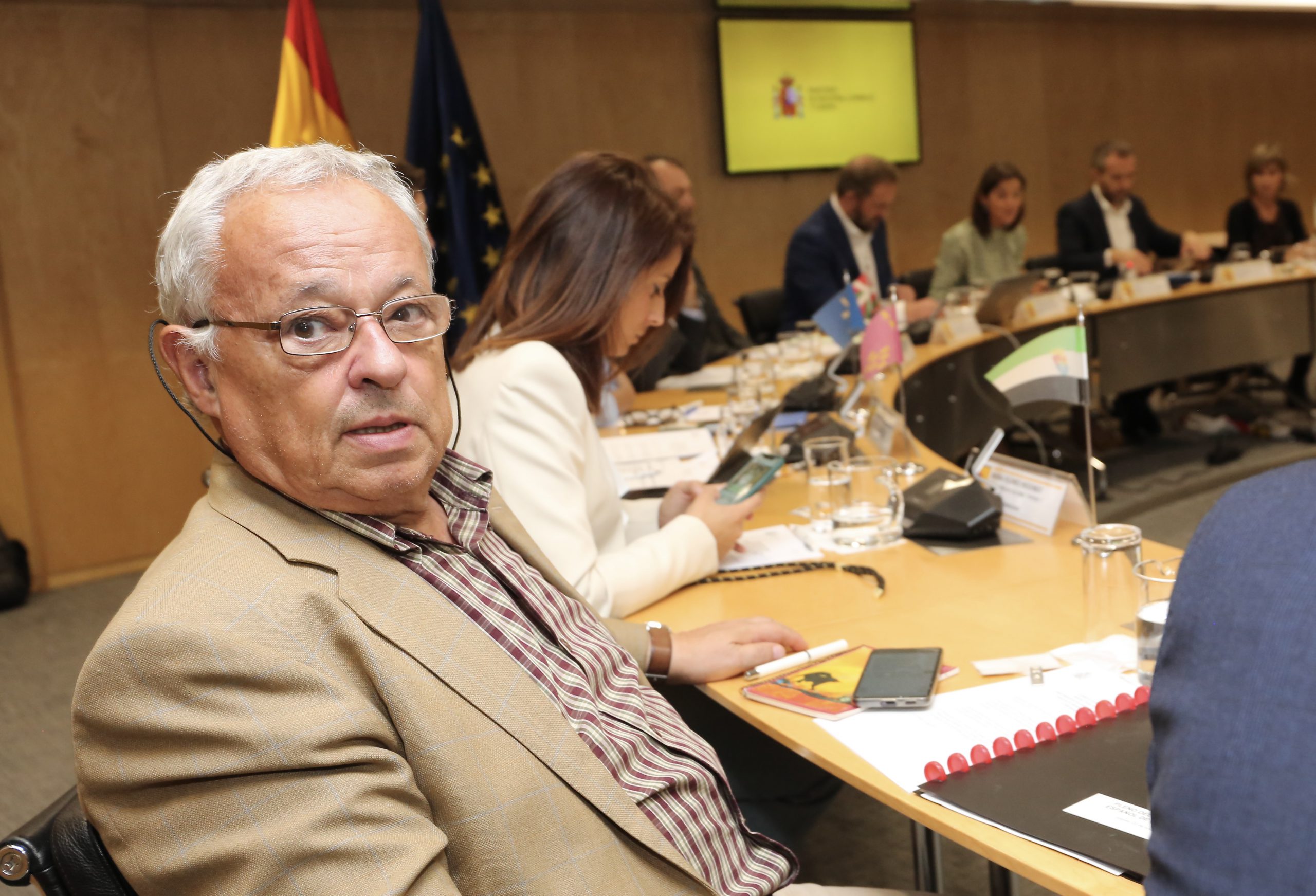 El Consejero de Cultura, Turismo y Deporte en el pleno del Consejo Español de Turismo. / Juan Lázaro