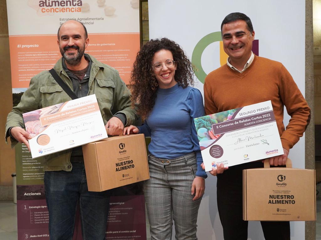 Entrega de premios del concurso de relatos cortos Alimenta Conciencia