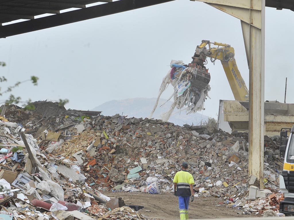 Planta de gestión de resíduos sólidos, en Segovia. / EL ADELANTADO