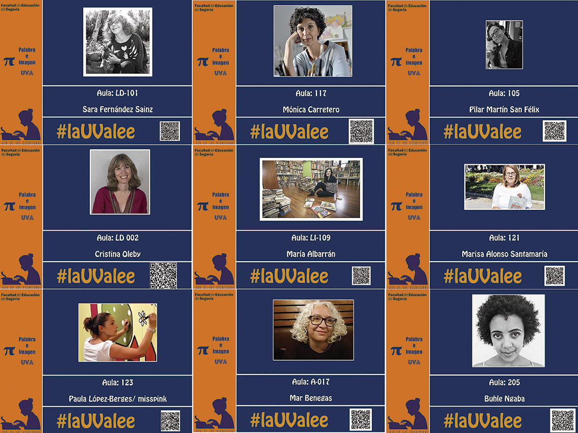 Algunas de las escritoras de la acción renómbra(u)las. Autora: Eva Álvarez Ramos.