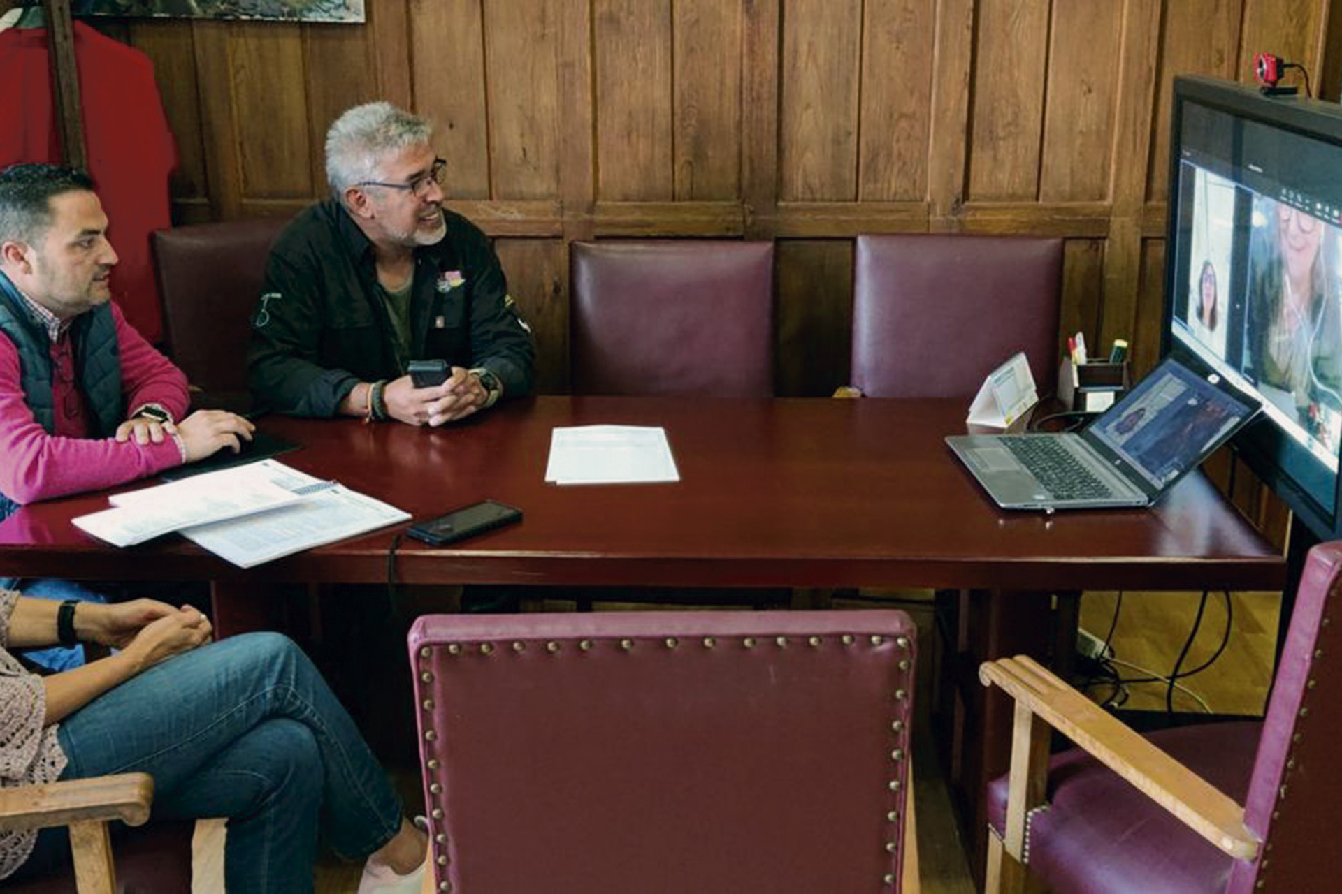 el espinar ayuntamiento reunion fibra optica