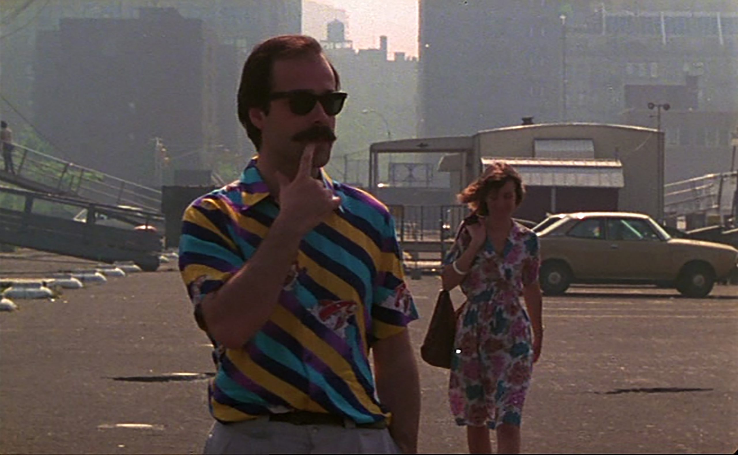 Un fotograma de “La línea del cielo”, de 1983, dirigida por Fernando Colomo y protagonizada por Antonio Resines.