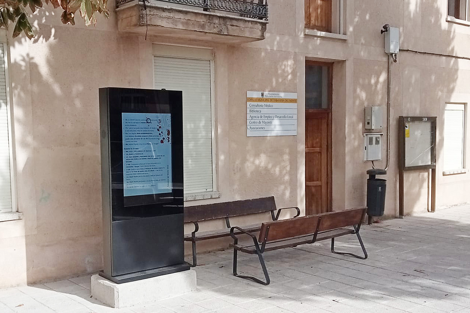 palazuelos instalacion totems informativos