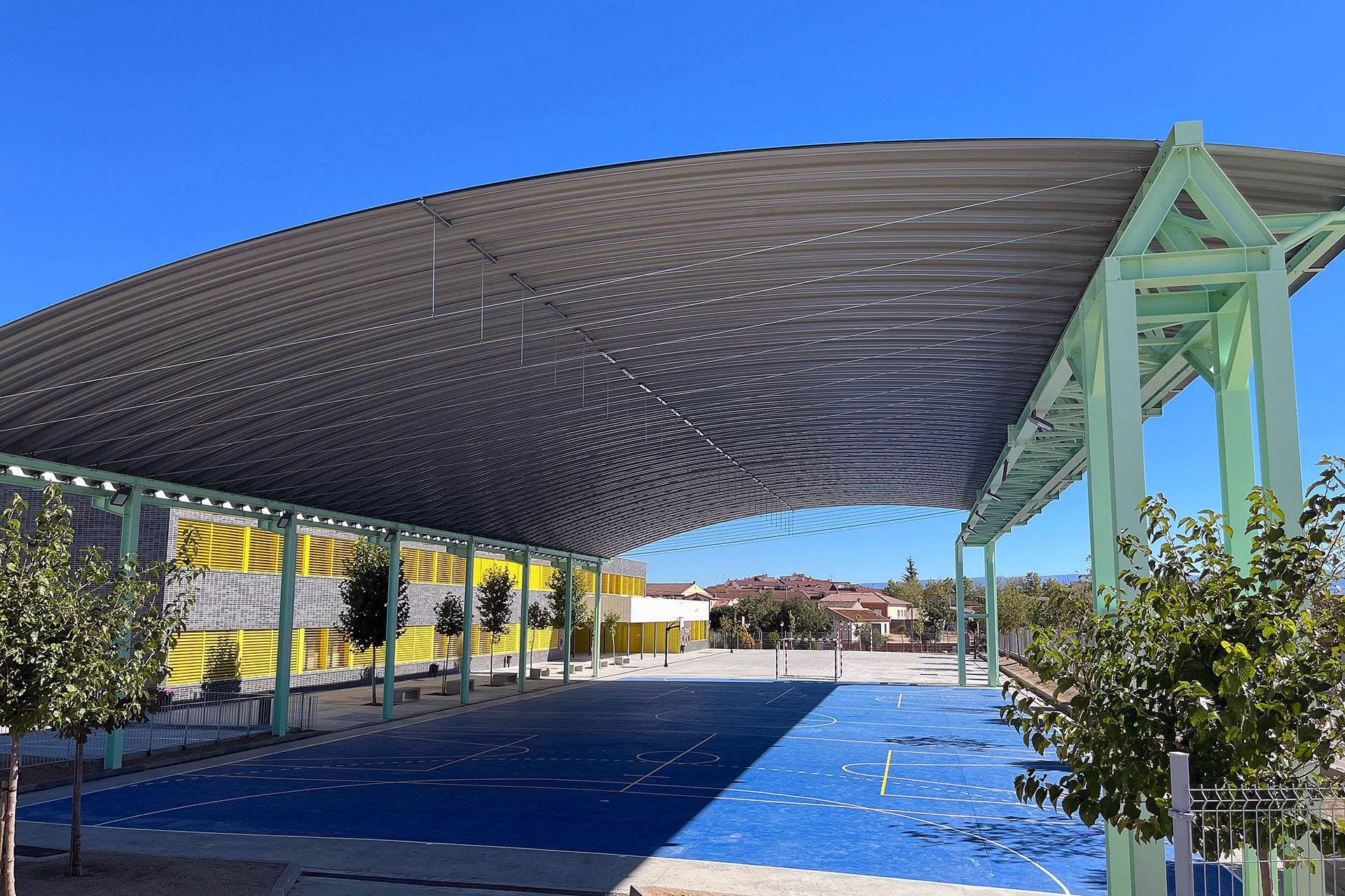 valverde cra los llanos cubierta polideportivo