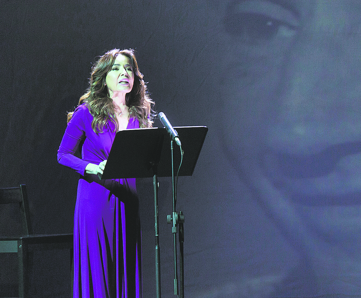 Interpretación de Blanca Marsillach durante una escena de la obra. FOTOGRAFÍA: MOISÉS FERNÁNDEZ ACOSTA