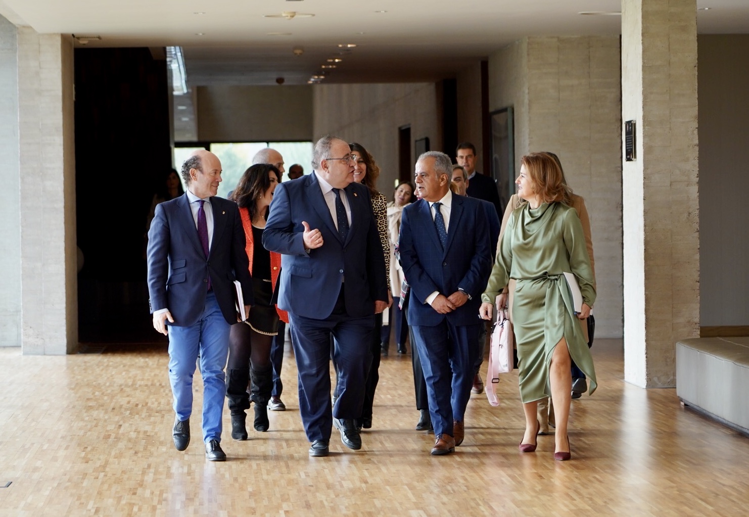 El Consejero de Sanidad, ayer en las Cortes.