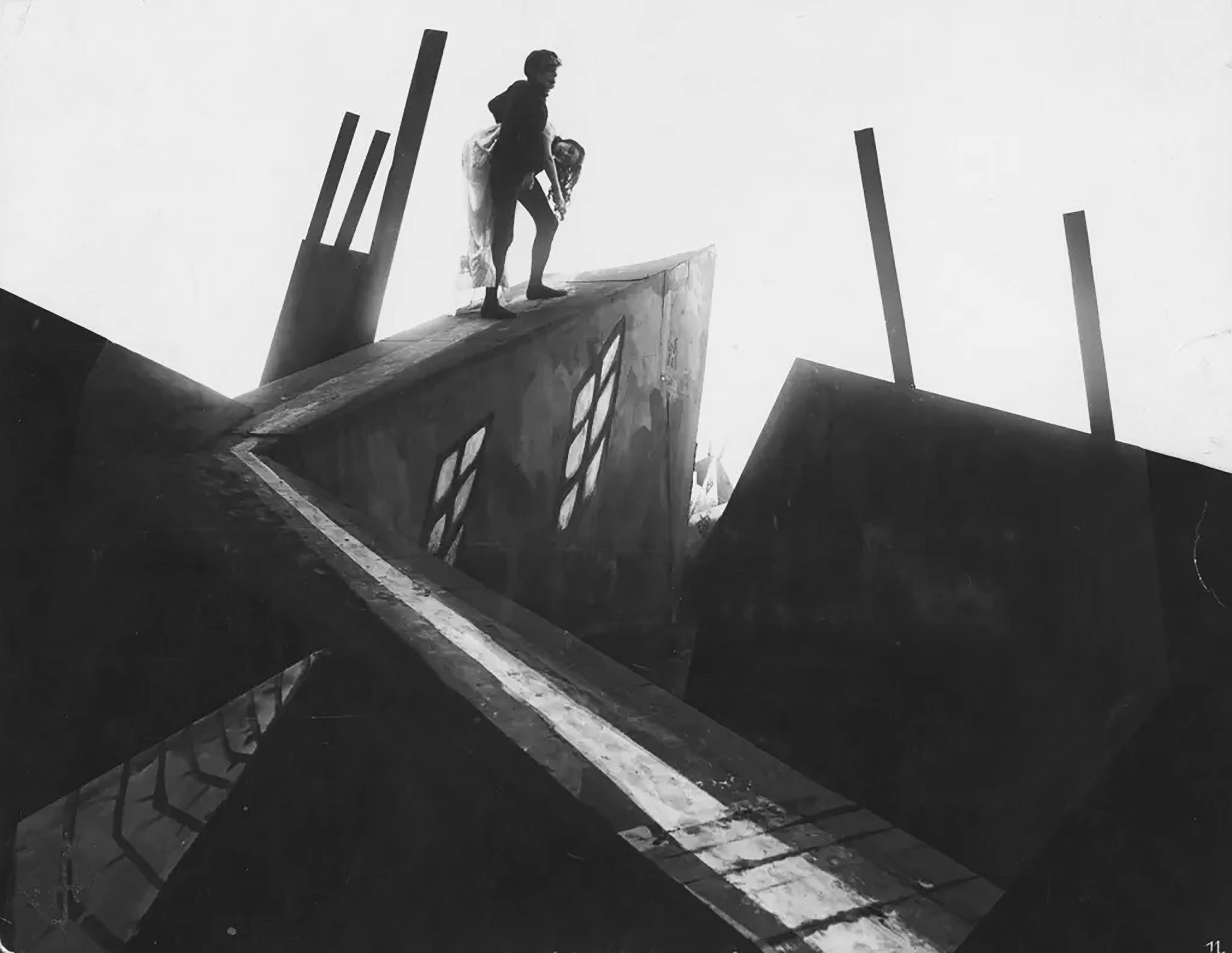 Un fotograma de "El gabinete del dr. Caligari".
