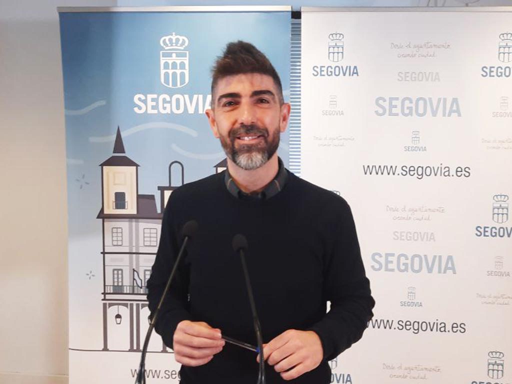 El portavoz de Podemos en el Ayuntamiento de Segovia, Guillermo San Juan, / EL ADELANTADO
