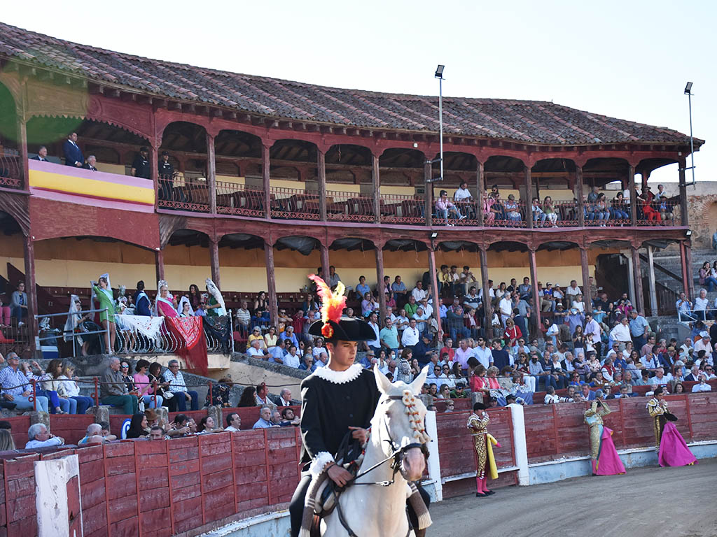 Aspecto de los tendidos de la plaza de toros de Segovia durante un festejo. / A.M.
