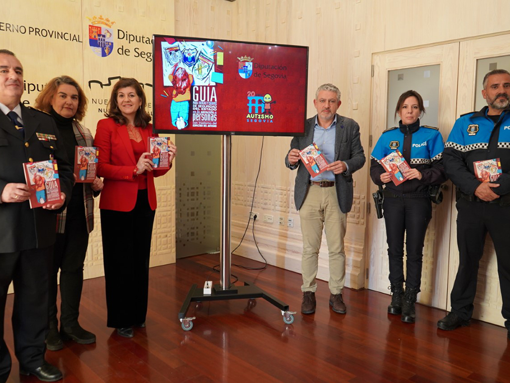 Llega la primera guía en España de atención a personas con TEA para las fuerzas de seguridad 1 Presentación de la guía destinada a la atención de personas con TEA para las fuerzas de seguridad.