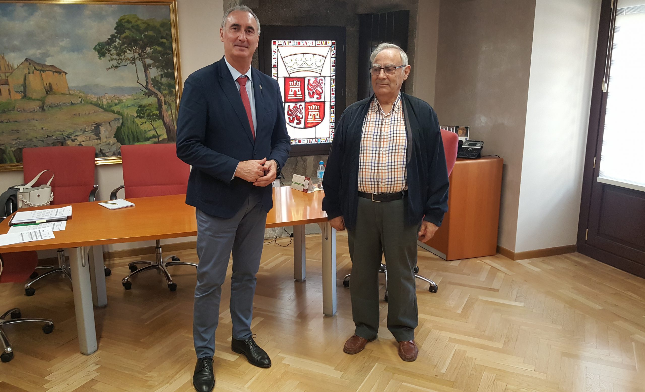 Reunión con el alcalde pedáneo de Tabladillo