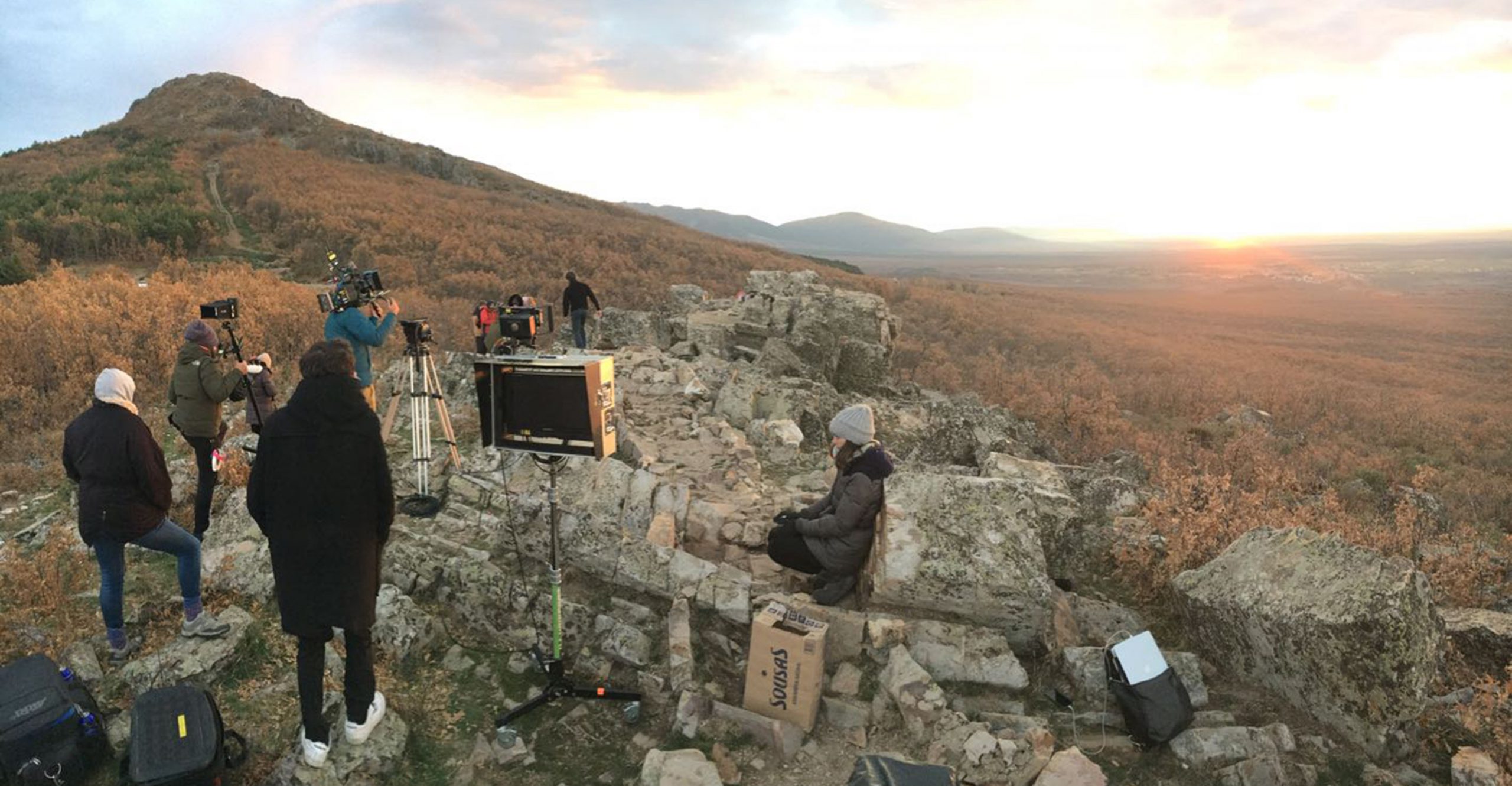 Grabación en el término municipal de Riaza.