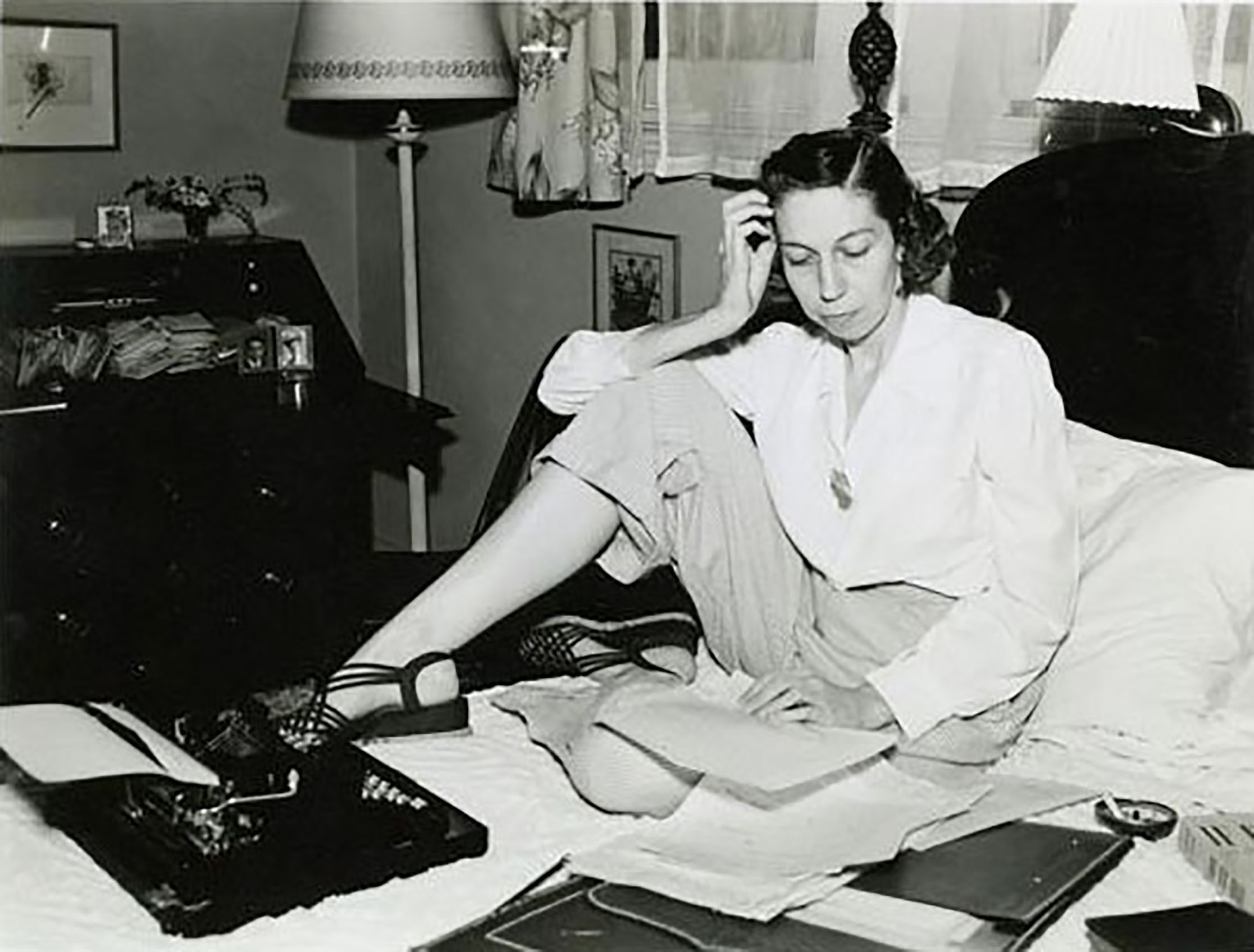 Eudora Welty, escritora estadounidense autora de obras como “Death of a Travelling Salesman”.