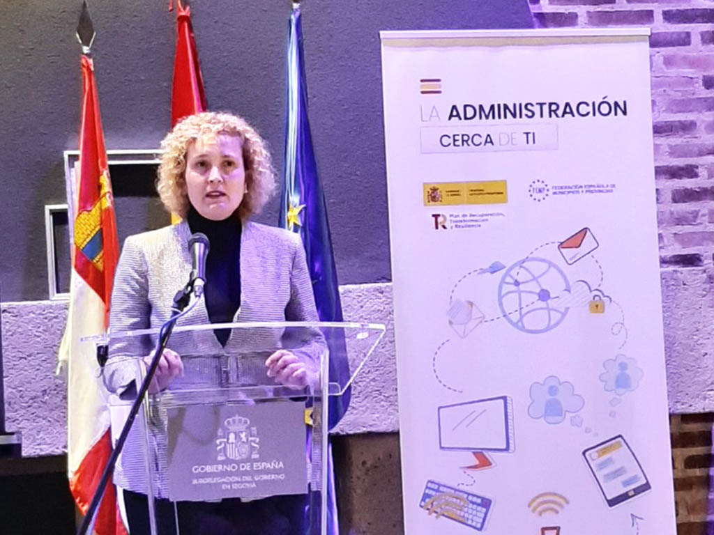 Lirio Martín el programa piloto ‘La Administración cerca de ti’. / EL ADELANTADO